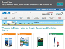 Tablet Screenshot of marlerhaley.co.uk